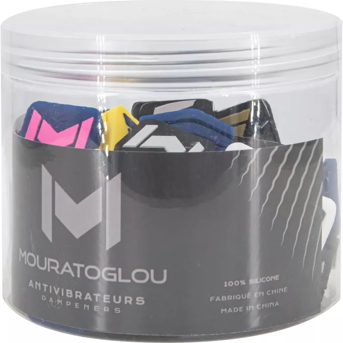 Box of 48 mouratoglou multicolor antivibrators