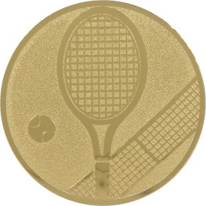Pastilles medaille tennis (alu - 50mm)