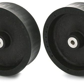 Pair of ejection wheels for TUTOR 4 plus player