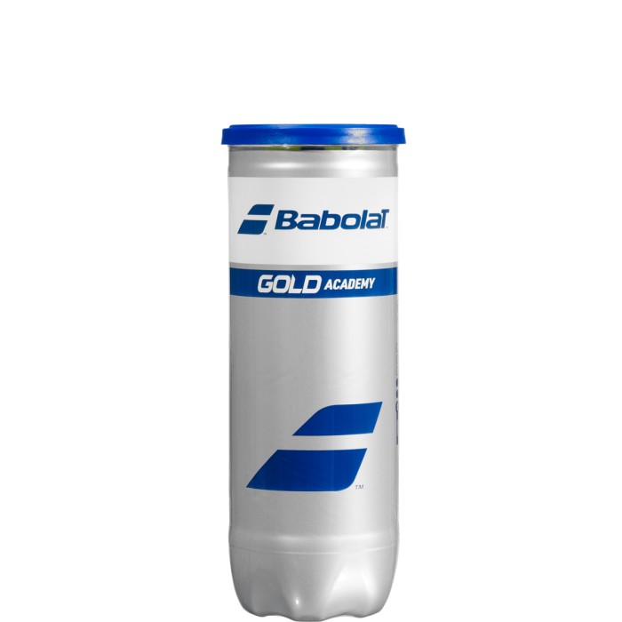 Tube of 3 BABOLAT gold academy balls