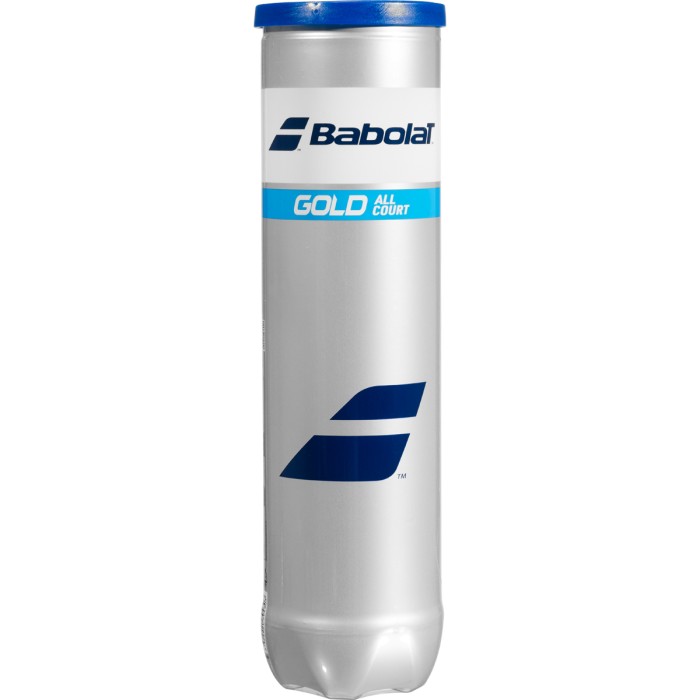 Tube of 4 BABOLAT gold all court balls