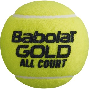Tube of 4 BABOLAT gold all court balls