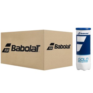 Carton de 24 tubes de 3 balles BABOLAT gold high altitude