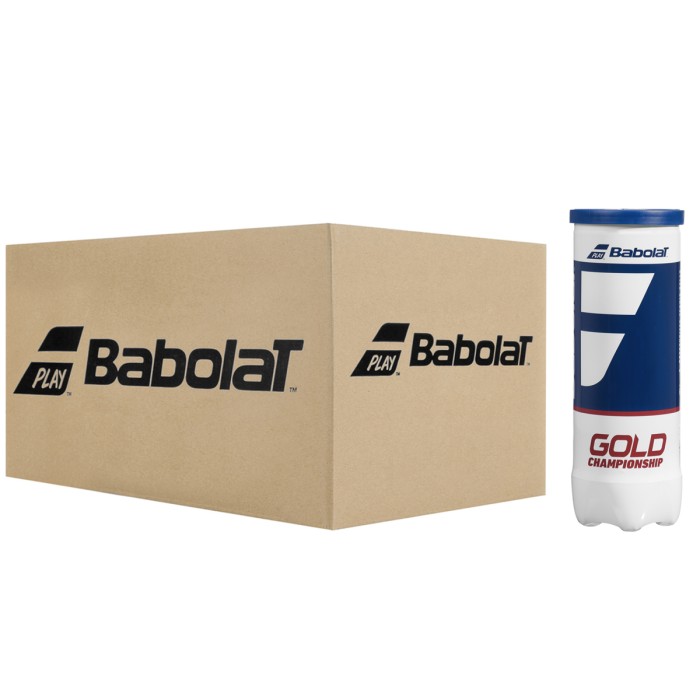 Tube of 3 BABOLAT gold championship balls