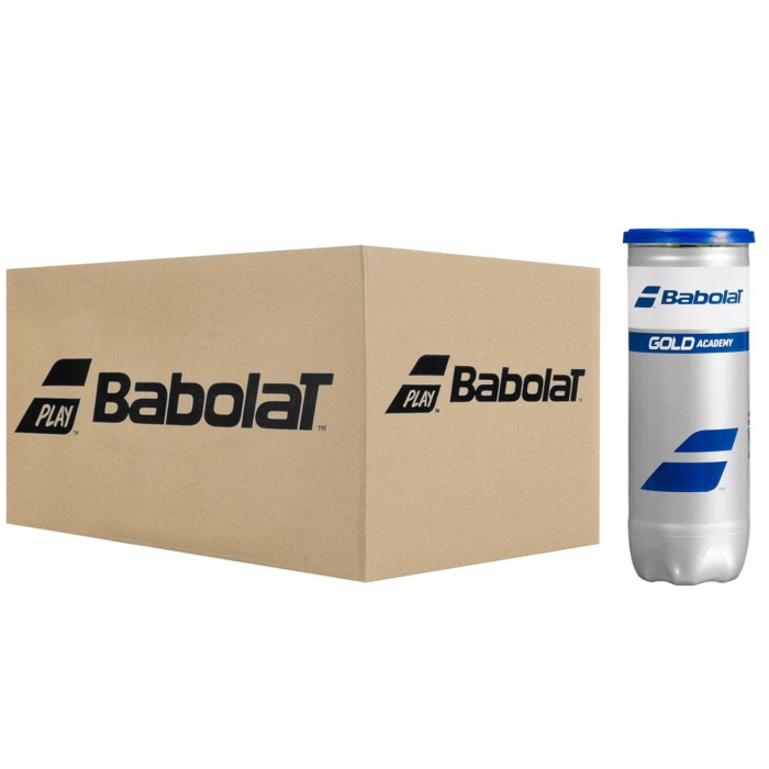 Box of 24 tubes of 3 BABOLAT gold academy balls