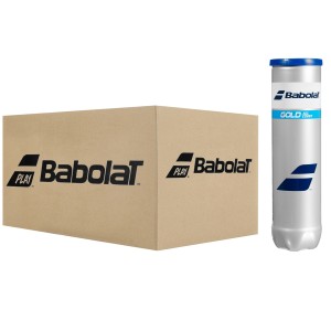 Box of 18 tubes of 4 BABOLAT gold all court balls