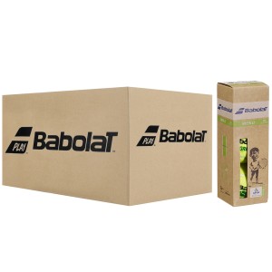Box of 24 tubes of 3 BABOLAT green balls