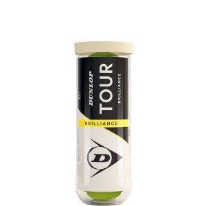 Tube of 3 DUNLOP tour brilliance balls