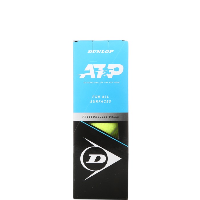 Tube of 3 DUNLOP atp pressureless balls