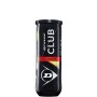 Tube of 3 DUNLOP club all court balls