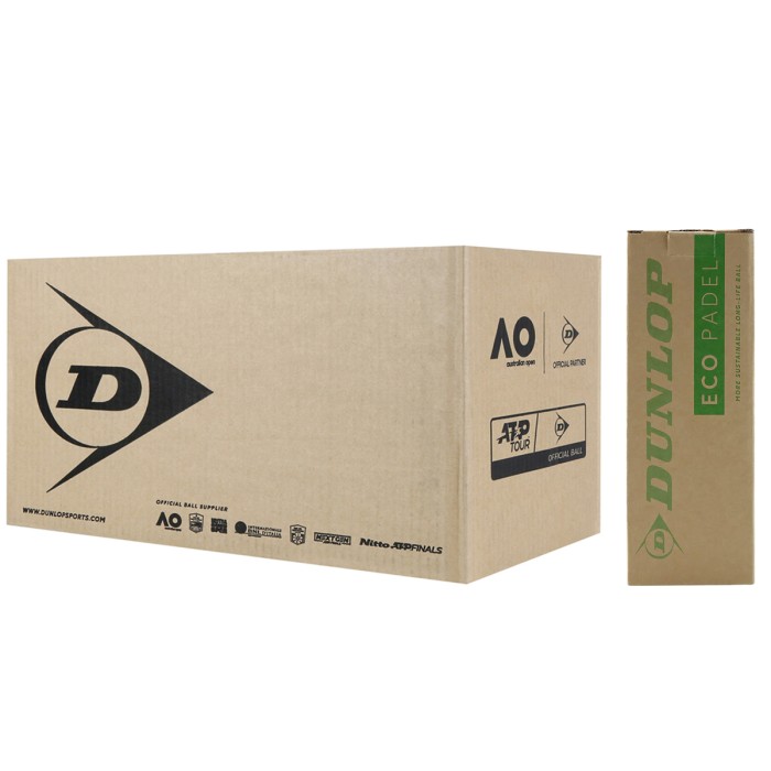 Box of 24 tubes of 3 DUNLOP eco padel balls