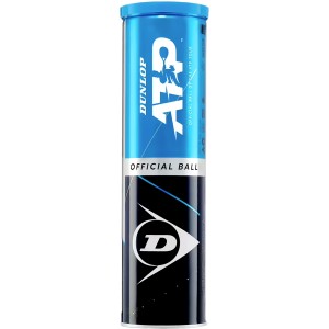 Tube de 4 balles DUNLOP atp (tube metal)