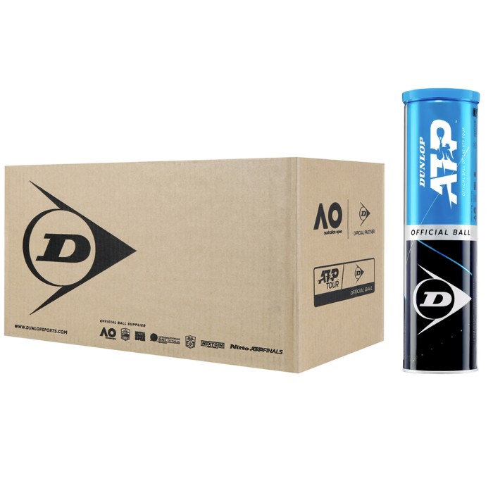 Box of 18 tubes of 4 DUNLOP atp balls