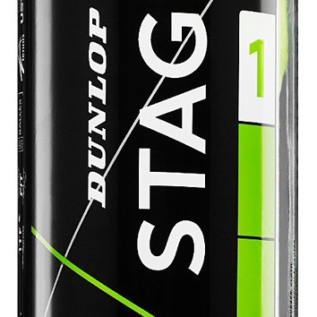 Tube of 3 DUNLOP easy tennis stage 1 balls