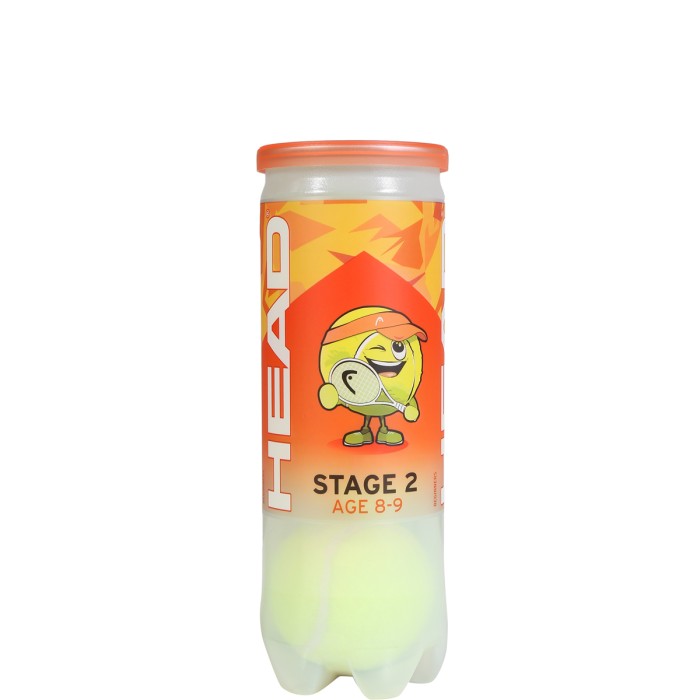 Tube of 3 orange HEAD tip balls