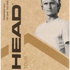 Bipack of 4 HEAD tour balls