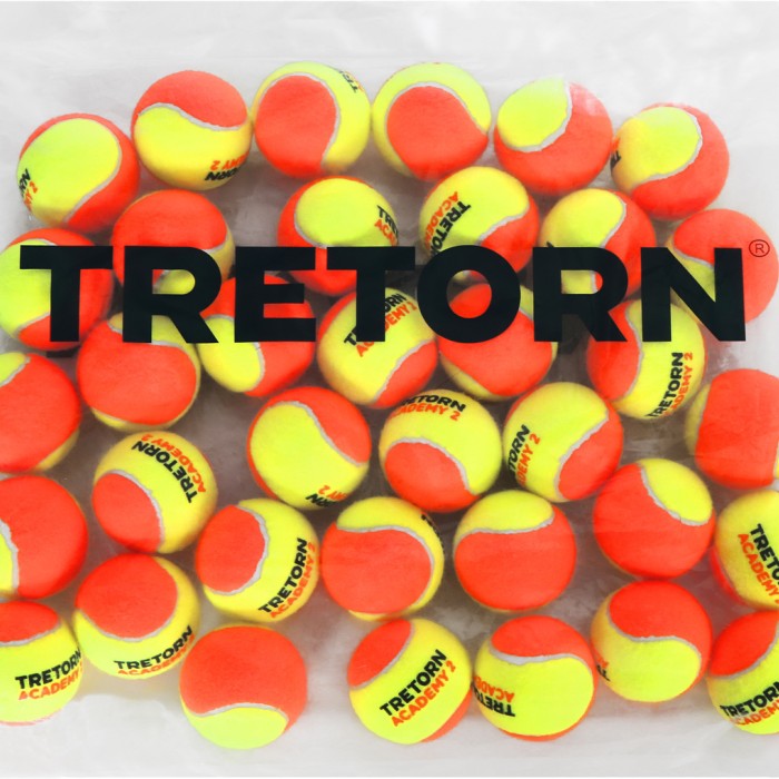 Bag of 36 TRETORN academy orange balls