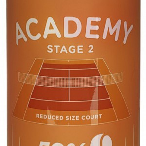 Tube of 3 TRETORN academy orange balls