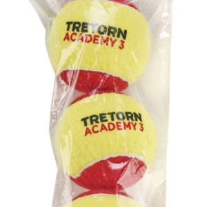 Pack of 3 TRETORN academy red balls