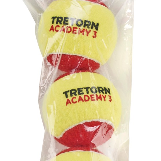 Pack of 3 TRETORN academy red balls