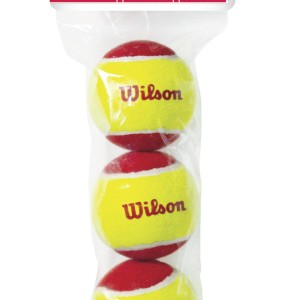 Bag of 3 WILSON starter red balls