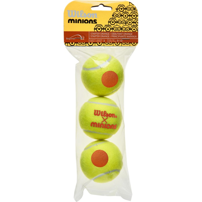Bag of 3 WILSON minions stage 2 balls