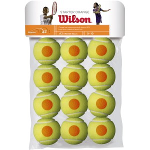 Bag of 12 WILSON starter orange balls