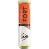 Tube of 4 DUNLOP fort clay court balls