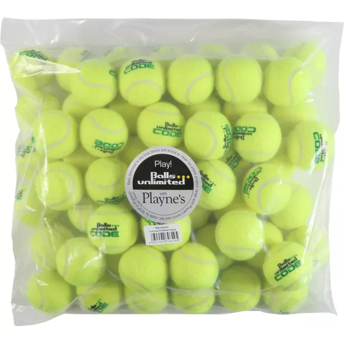 Bag of 60 balls code green pressureless unlimited