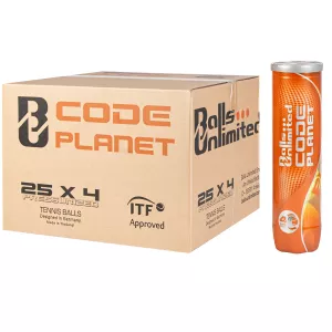 Carton de 25 tubes de 4 balles unlimited code planet