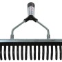 50 cm rubber rake with handle