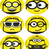 Pack of 6 WILSON minions targets