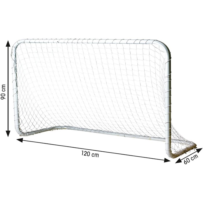 Mini metal soccer cage 120*90*60 cm with net