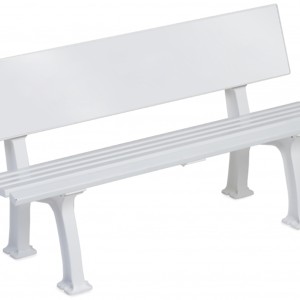 Tennis bench white 1.5m