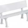 Tennis bench white 1.5m