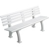 White tennis bench 1.5m