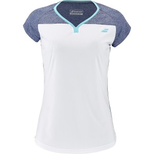 Junior girls BABOLAT play cap sleeve t-shirt