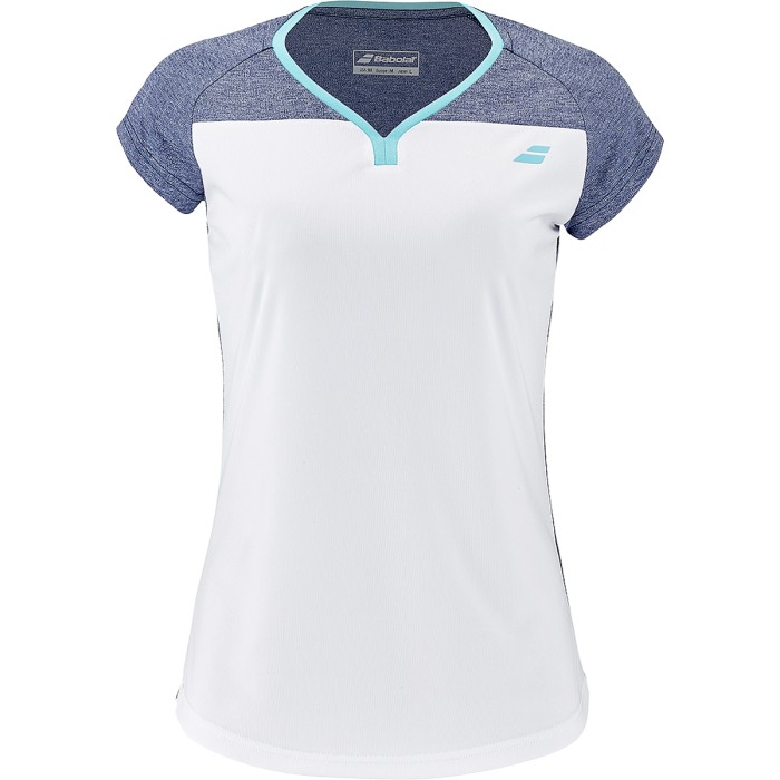 Junior girls BABOLAT play cap sleeve t-shirt