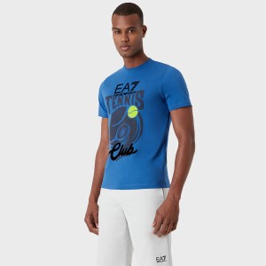 EA7 train graphic series m tennis t-shirt