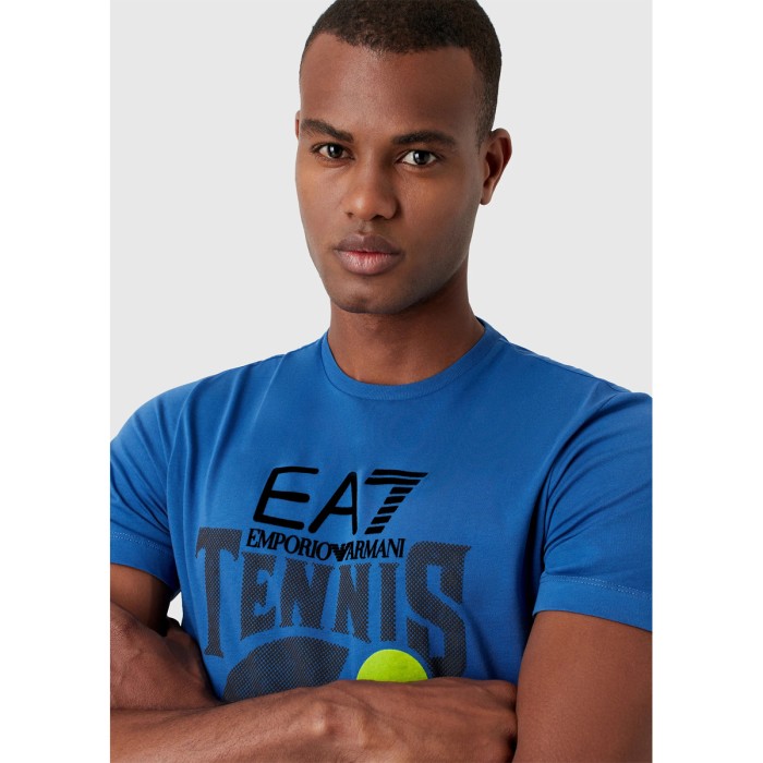 EA7 train graphic series m tennis t-shirt