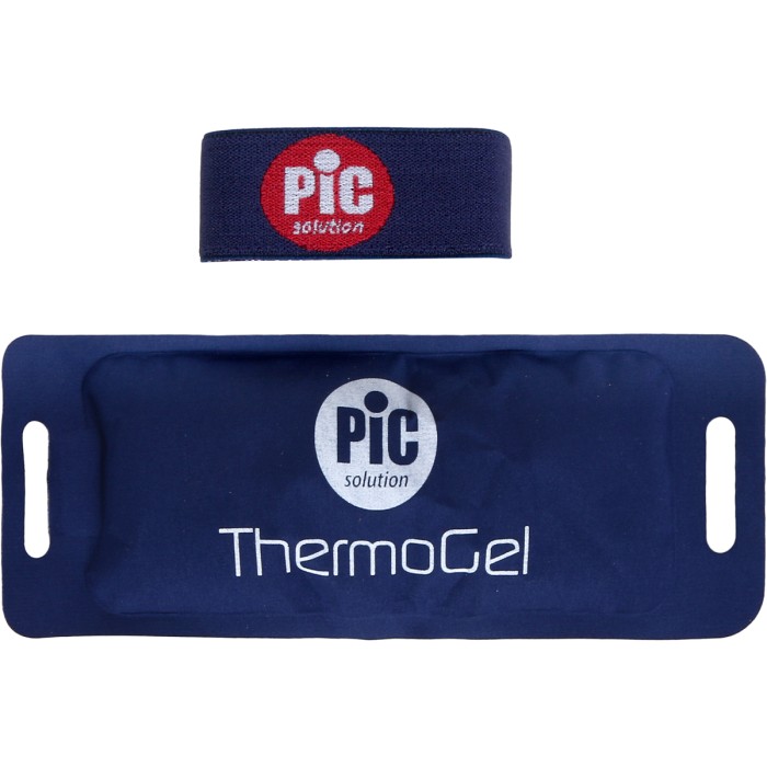 Reusable hot-cold pad with strap