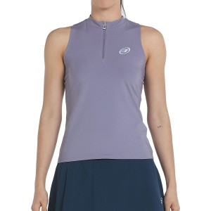 Debardeur BULLPADEL femme pure color 1/4 zip ourol