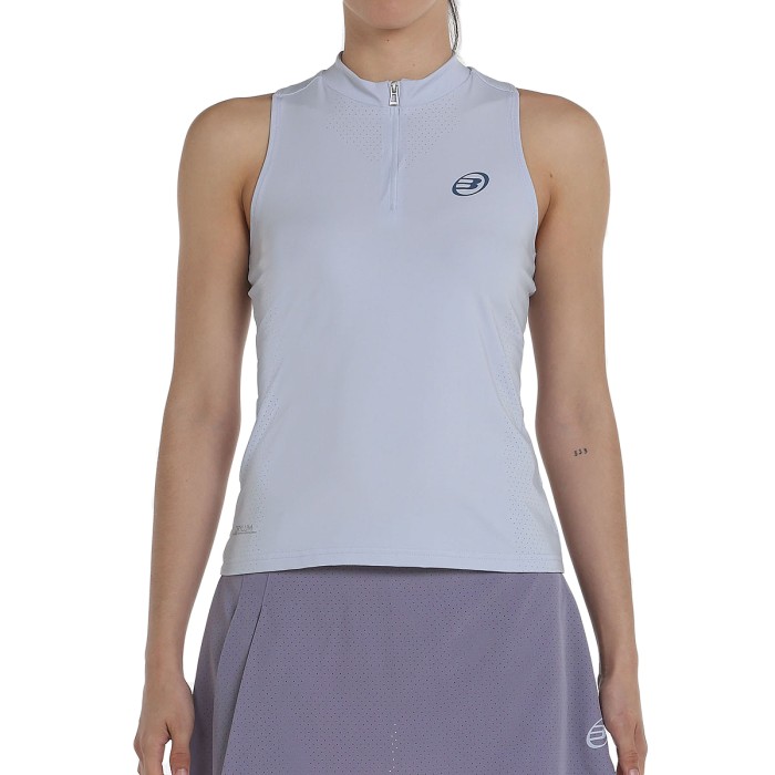 Debardeur BULLPADEL femme pure color 1/4 zip ourol
