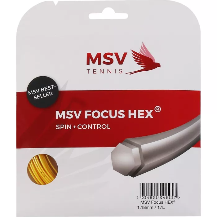 Tenisa stīga MSV focus hex (12 metri)