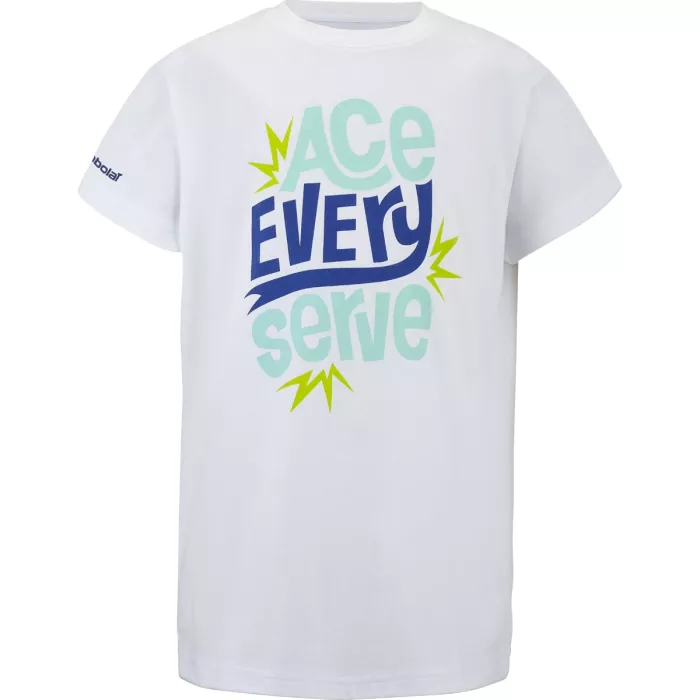 T-shirt cotton tee BABOLAT junior garcon