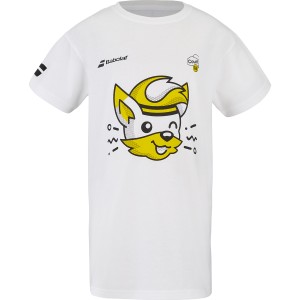 T-shirt BABOLAT junior exercise court 16 coton