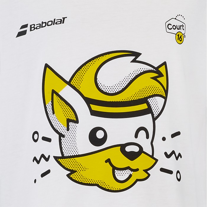 T-shirt BABOLAT junior exercise court 16 coton