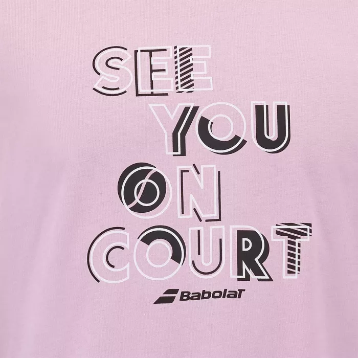T-shirt BABOLAT message