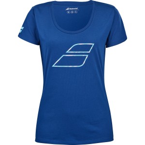 BABOLAT women's exercise flag t-shirt