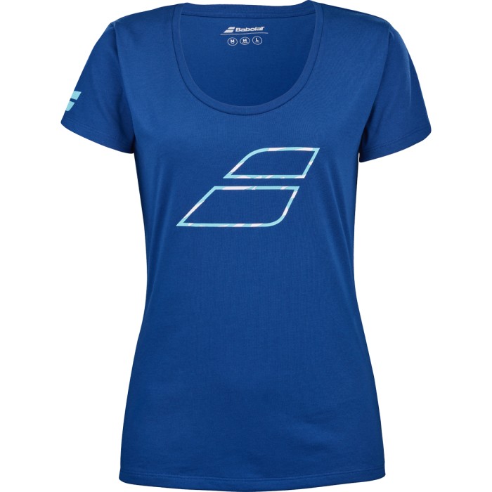BABOLAT women's exercise flag t-shirt